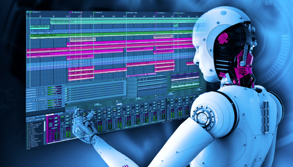 inteligencia artificial en producción musical